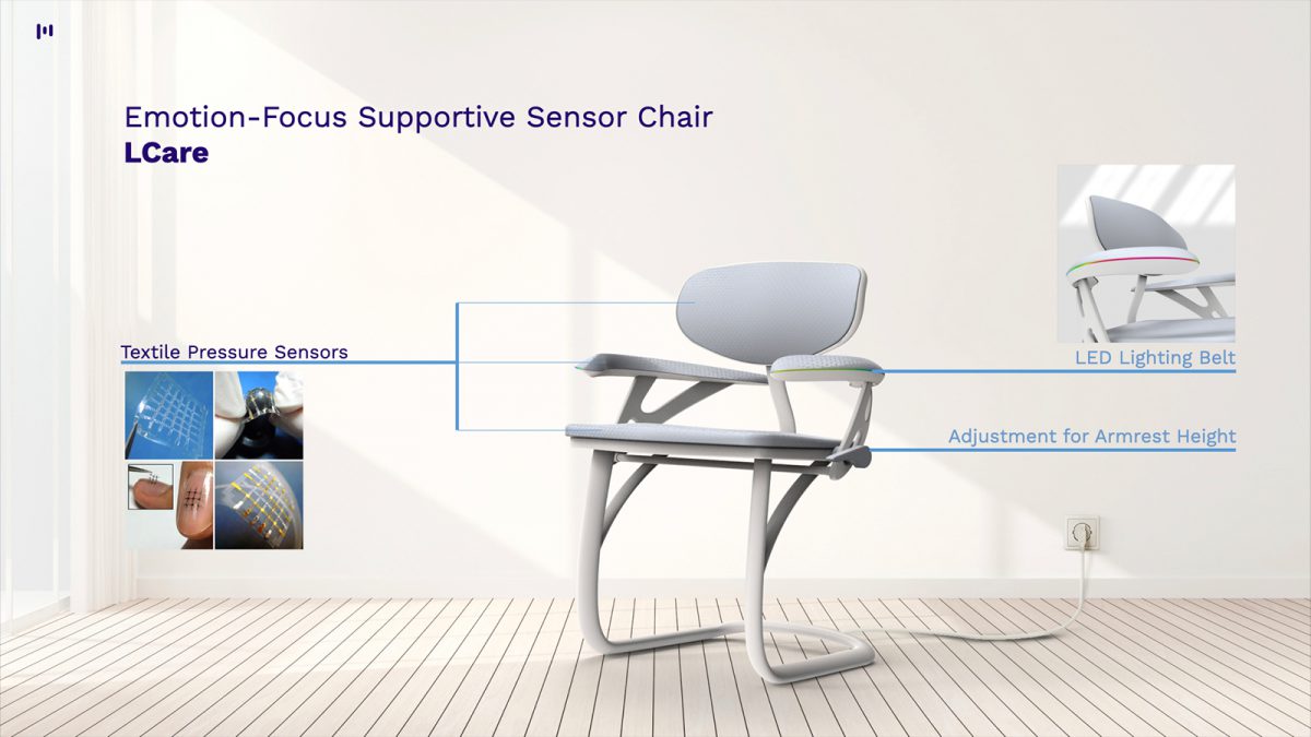 Emotion-Focus Supportive Sensor Chair for Cancer Center